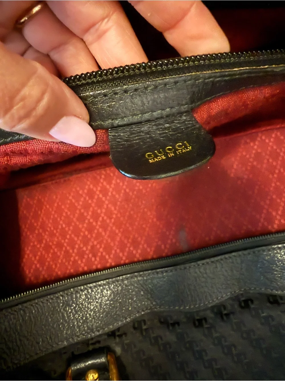 Authentic Gucci Travel Duffel Bag
